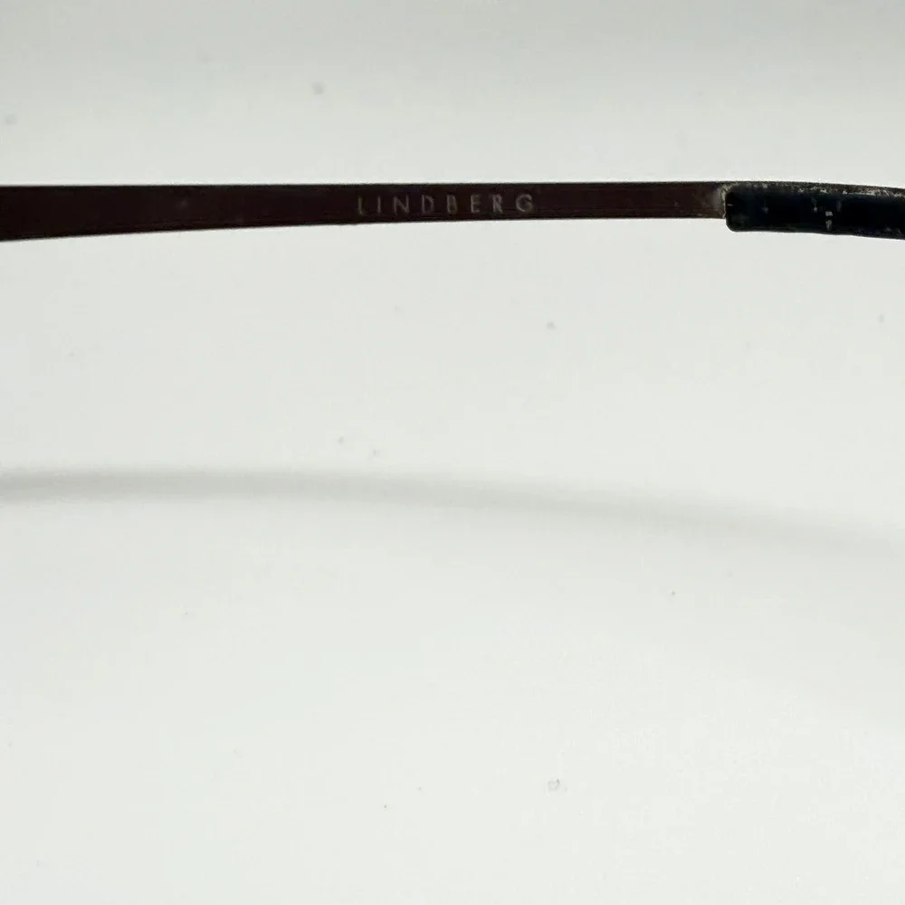 Lindberg Titanium Cat Eye Eyeglass Frames Matte Burgundy Plum Minimalist Danish